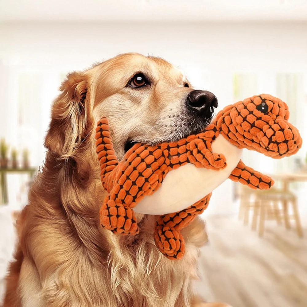Pet Plush Dinosaur Toys | Interactive Dog Chew Toys