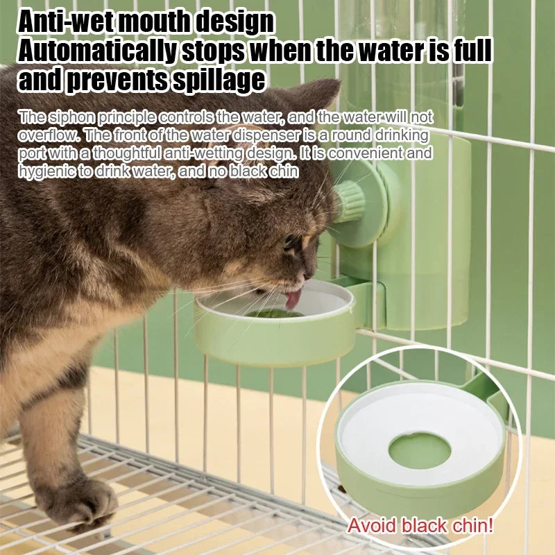 Automatic Pet Feeder with Hanging Bowl