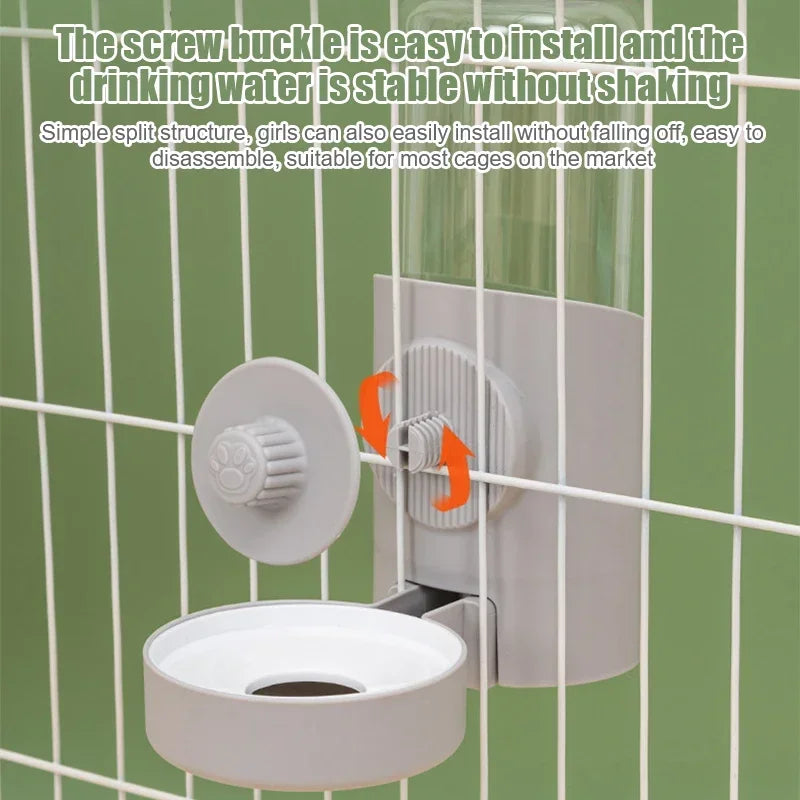 Automatic Pet Feeder with Hanging Bowl